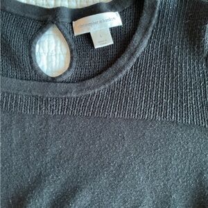 Christopher & Banks Black Long Sleeve Top